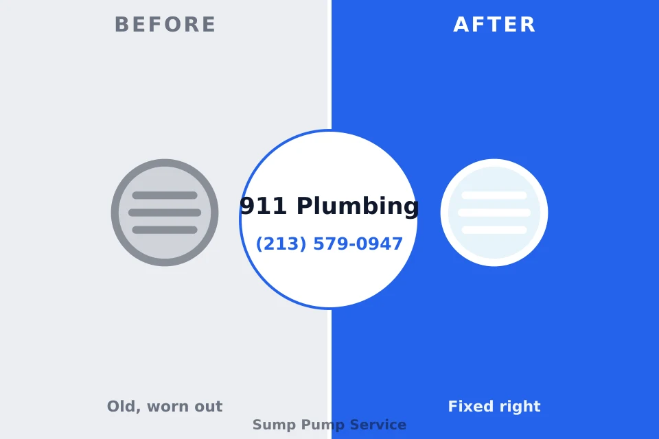 Before and after: plumbing company Carlyss, LA